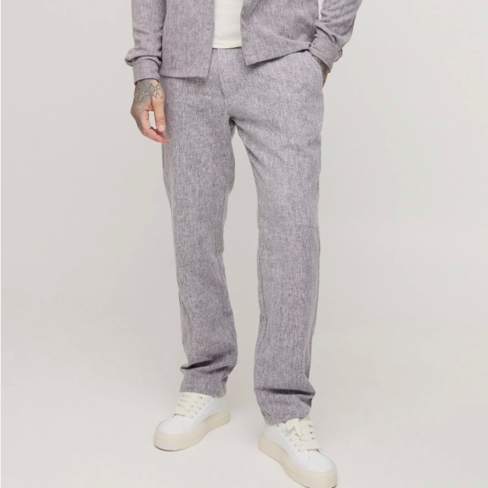 Boohoo Gray Chinos for Men